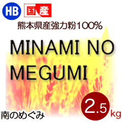 強力粉 南のめぐみ 国産パン用小麦粉 2.5kg