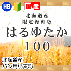 強力粉 復刻版はるゆたか100 北海道産パン用小麦粉 2.5kg