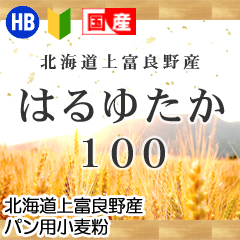 強力粉 はるゆたか100 北海道上富良野産限定 パン用小麦粉 1kg
