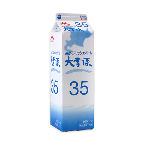 生クリーム フレッシュクリーム大雪原35 森永 1000ml