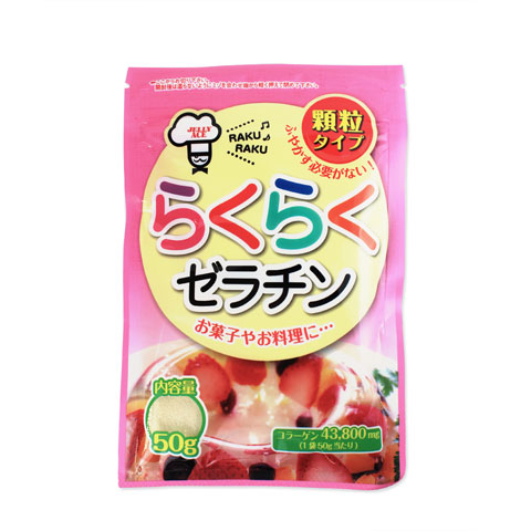 凝固剤 らくらくゼラチン 顆粒タイプ ジェリフ 50g__