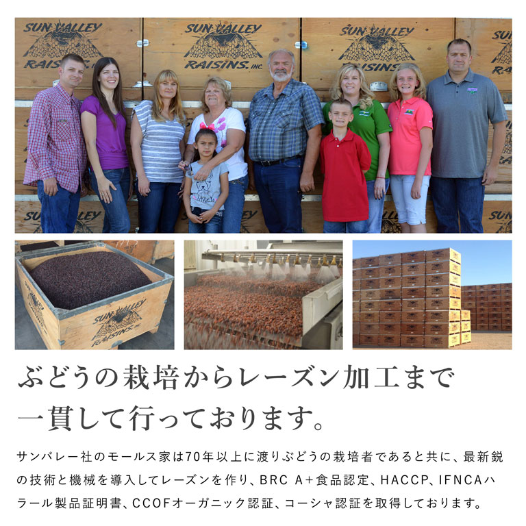 ママパン サンバレー カリフォルニアレーズン 1kg ドライフルーツ