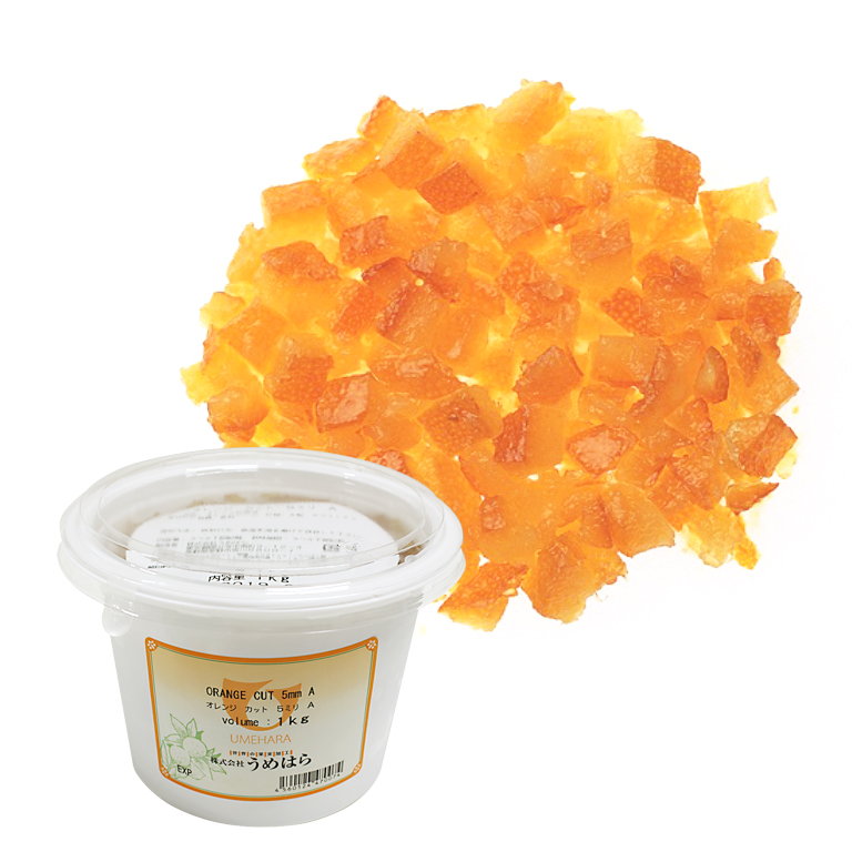 オレンジカット 5mm ａ うめはら 1kg オレンジピール オレンジ ピール ママパンweb本店 小麦粉と優れた食材をそろえるお店