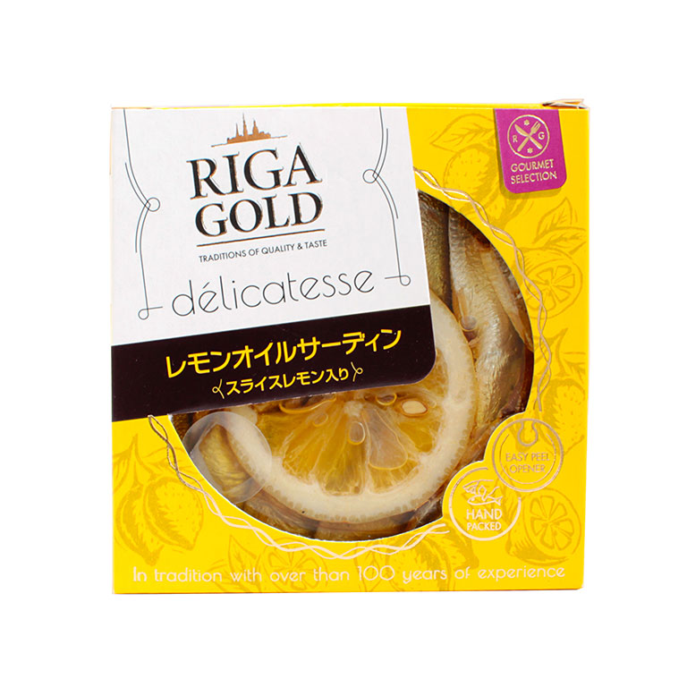 オイルサーディン レモンオイルサーディン スライスレモン入り オリーブオイル漬け レモン風味 リガゴールド 1g いわし 缶詰 おつまみ ママパンweb本店 小麦粉と優れた食材をそろえるお店 オイルサーディン レモンオイルサーディン スライスレモン入り オリーブオイル漬け レモン風味 リガゴールド 1g いわし 缶詰 おつまみ ママパンweb本店 小麦粉と優れた食材をそろえるお店