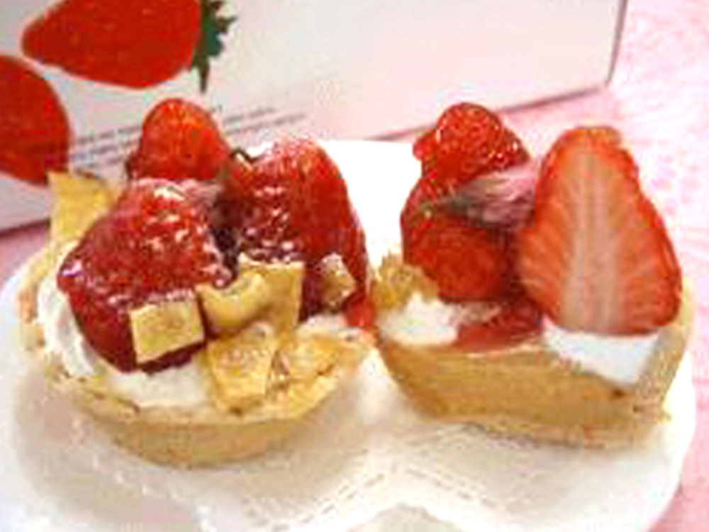 桜カスタード苺タルトのレシピ ママパンweb本店 小麦粉と優れた食材をそろえるお店