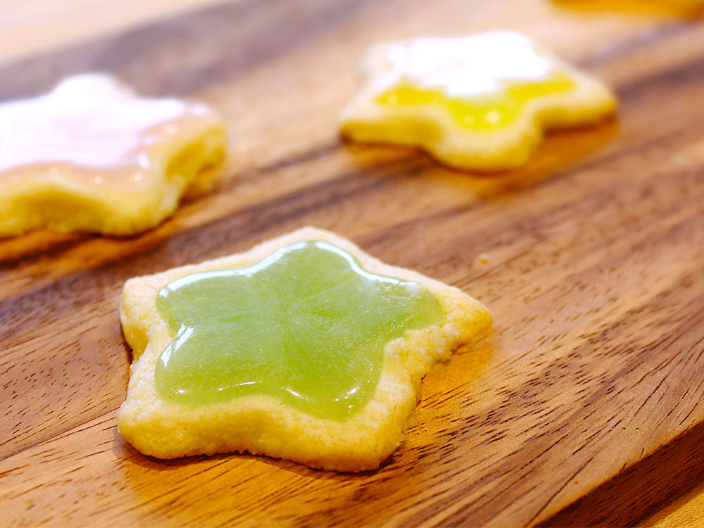 クッキー ステンド グラス ステンドグラスクッキーと森八様の能登の宝ゼリーの前に ＊＊＊🍎🍎🍎エトセトラエトセトラ