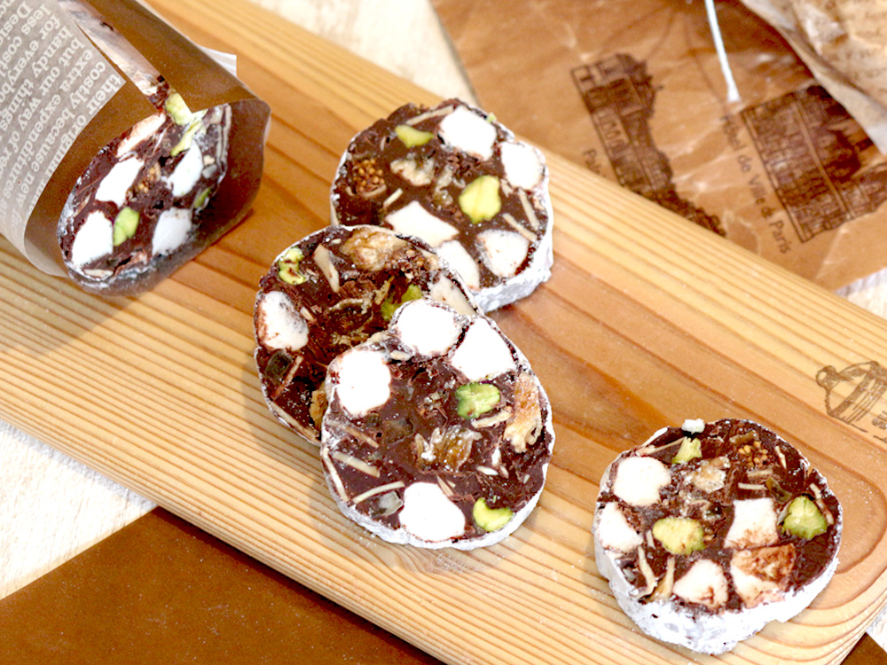 チョコサラミ（サラメ・ディ・チョコラート） レシピ