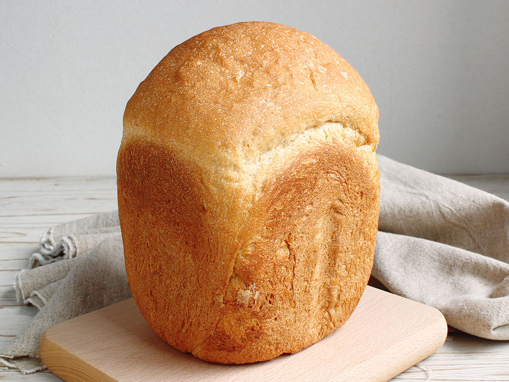 有機ライ麦全粒粉を使ったホームベーカリー食パン