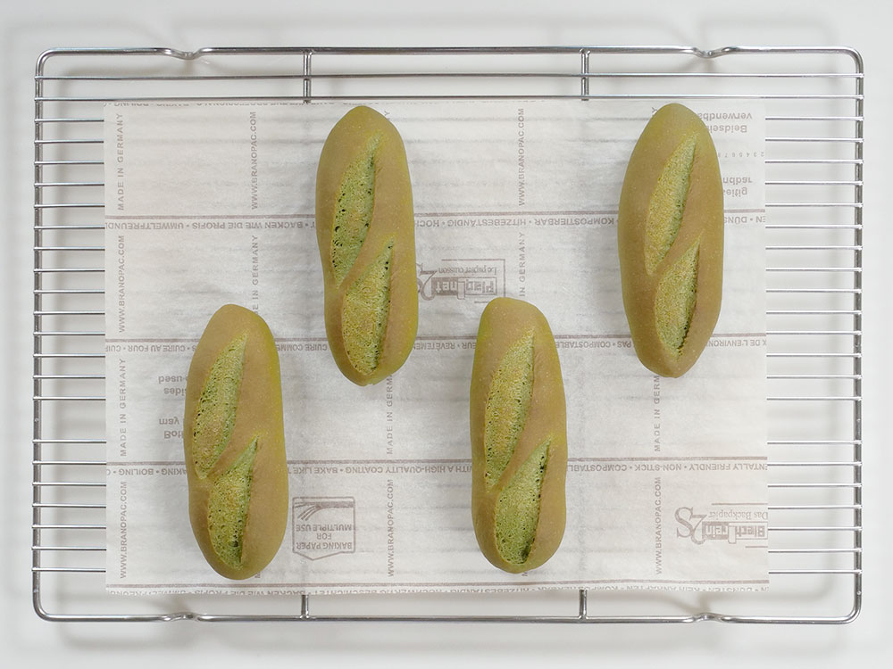 南のめぐみで作る抹茶のソフトフランス