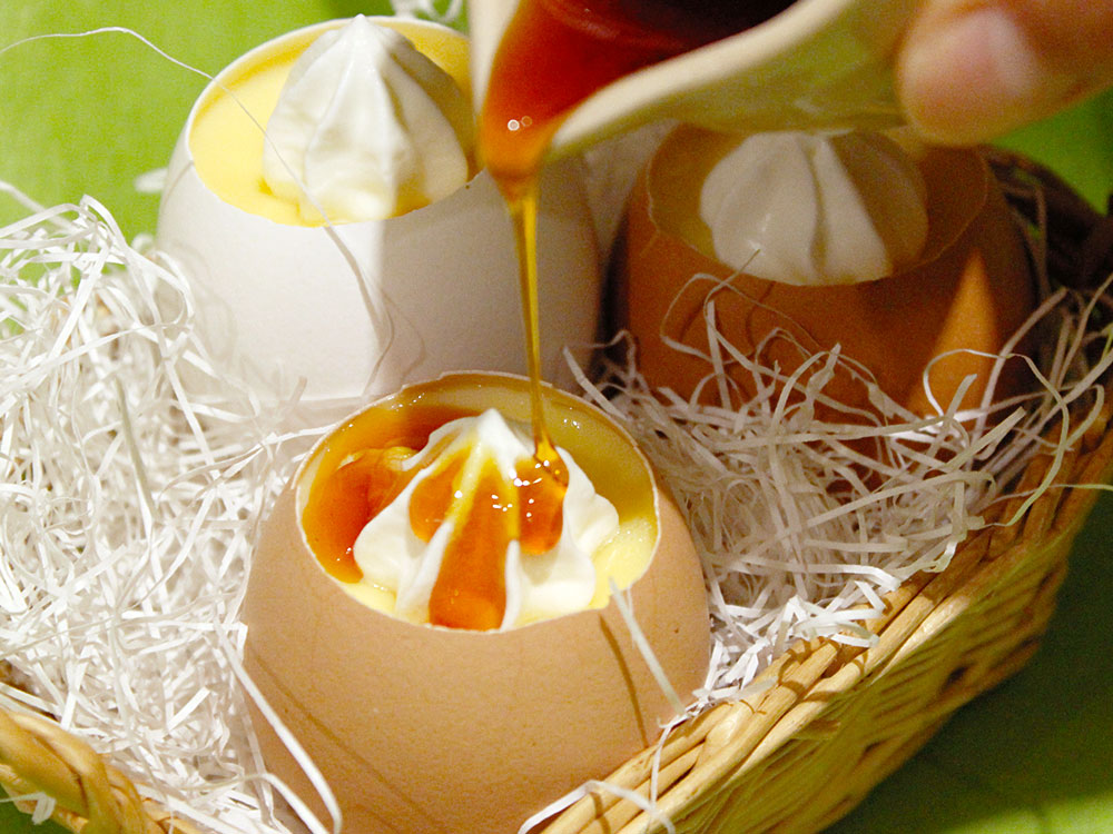 イースターのたまごプリン