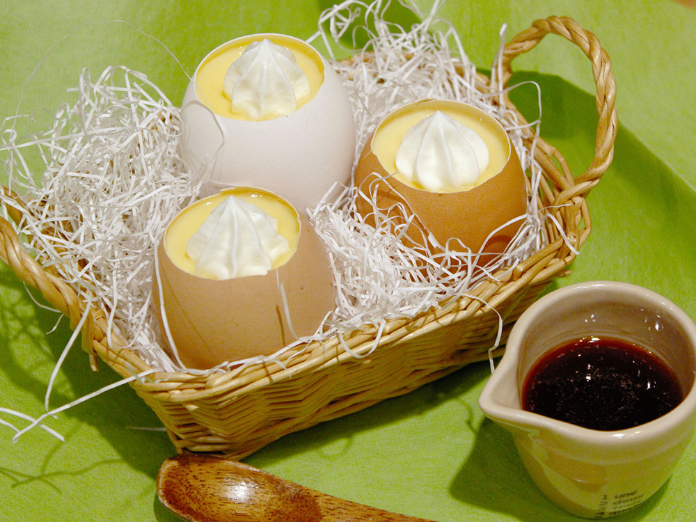 イースターのたまごプリン